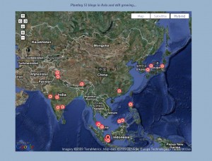 Blotanical Map - Asia